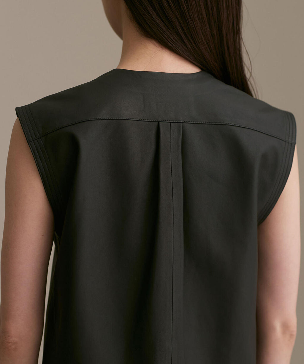 ネックレザージレ