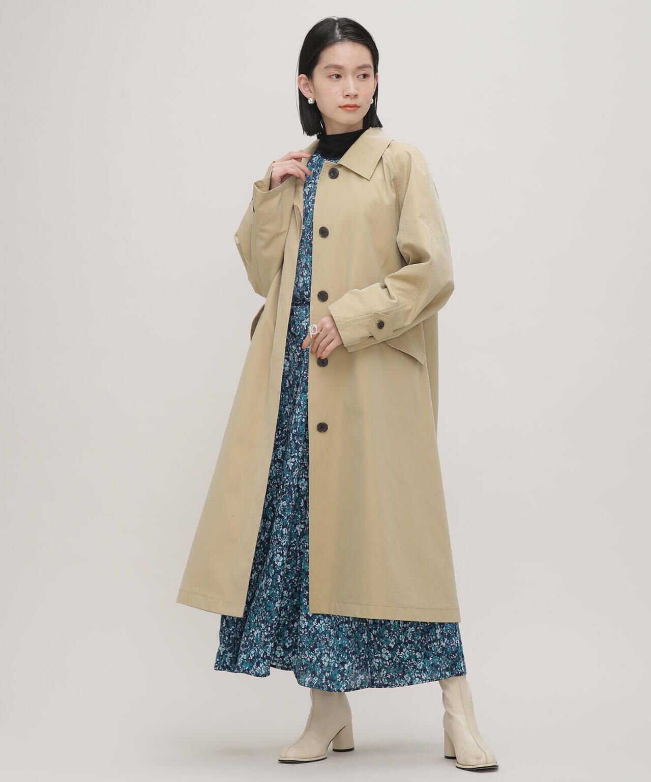 LB.03/オーバーシルエットステンカラーコート