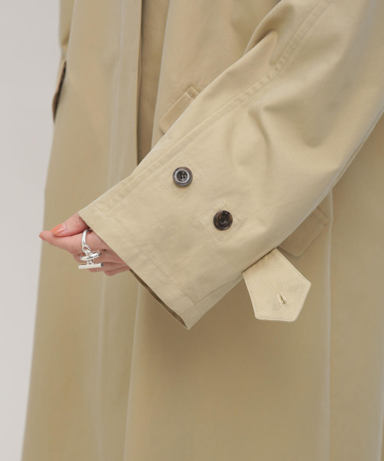 LB.03/オーバーシルエットステンカラーコート