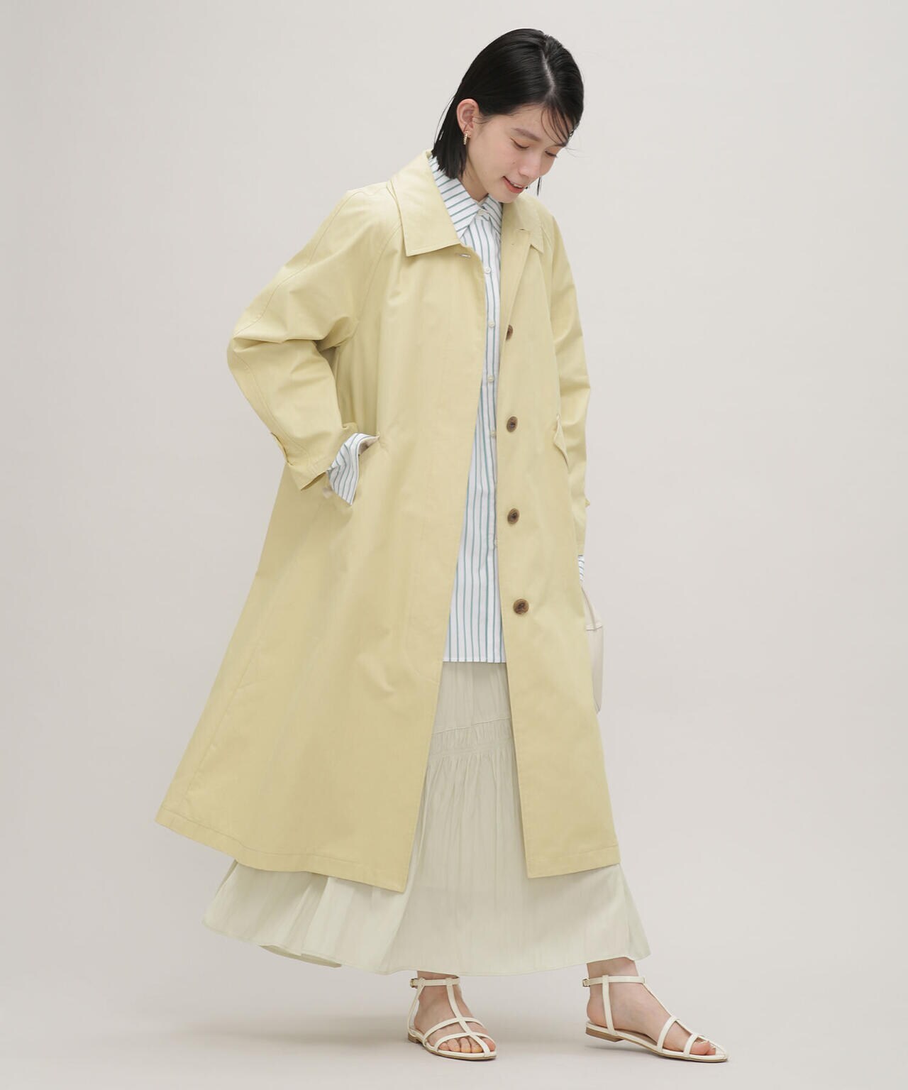 LB.03/オーバーシルエットステンカラーコート