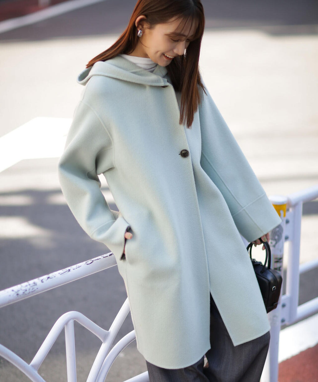 スーパー140ウールリバーフードコート