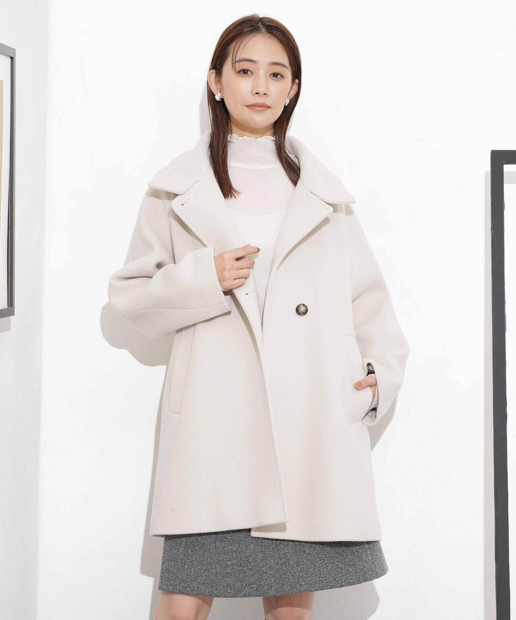 スタンドカラーコート