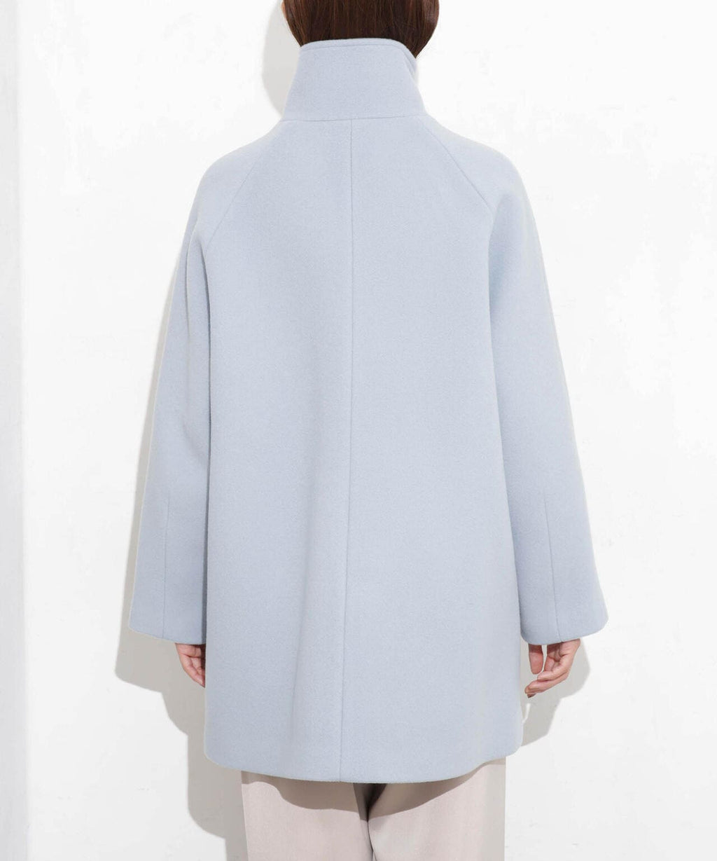 スタンドカラーコート