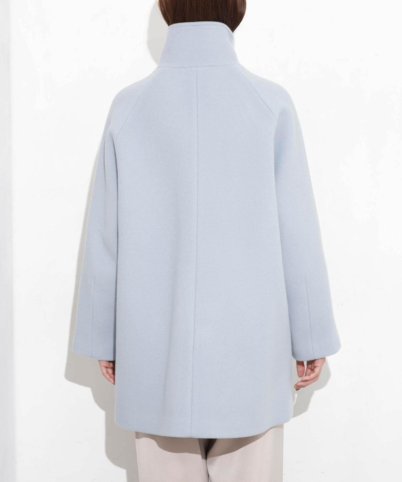 スタンドカラーコート