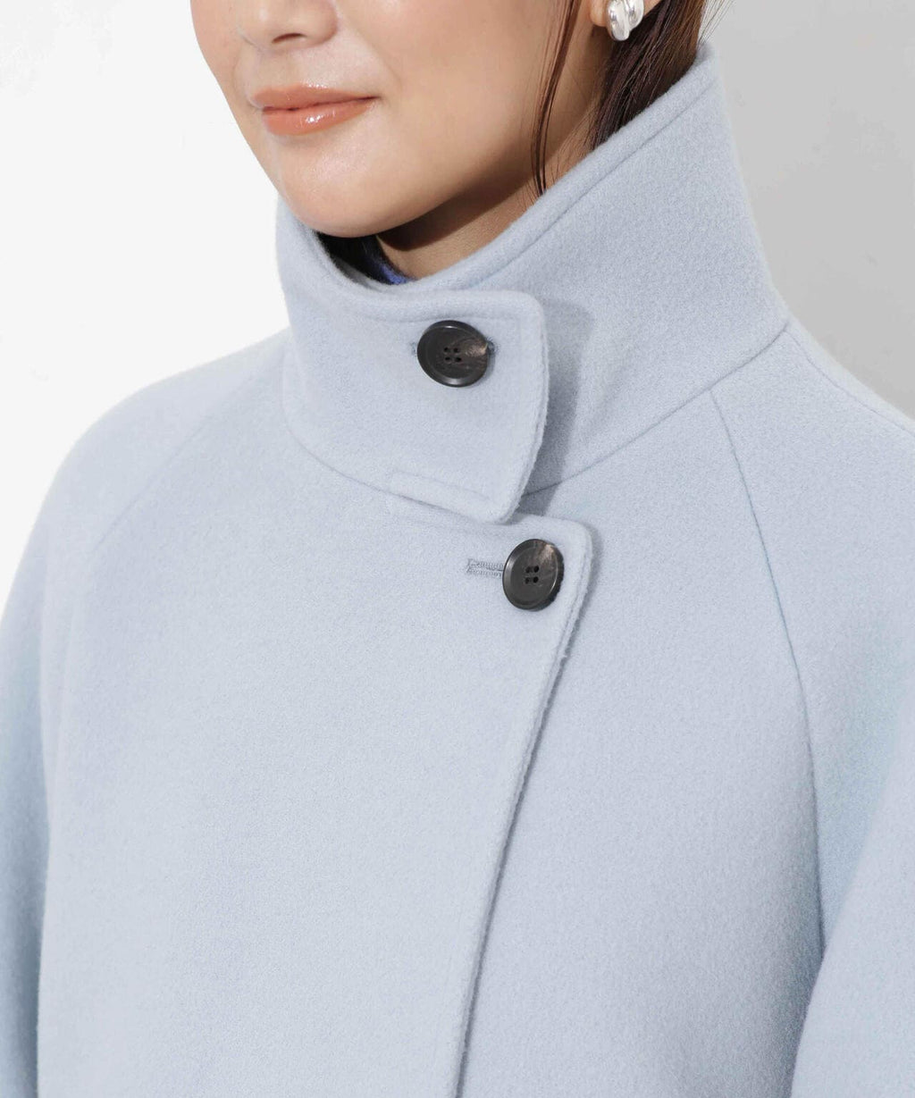 スタンドカラーコート