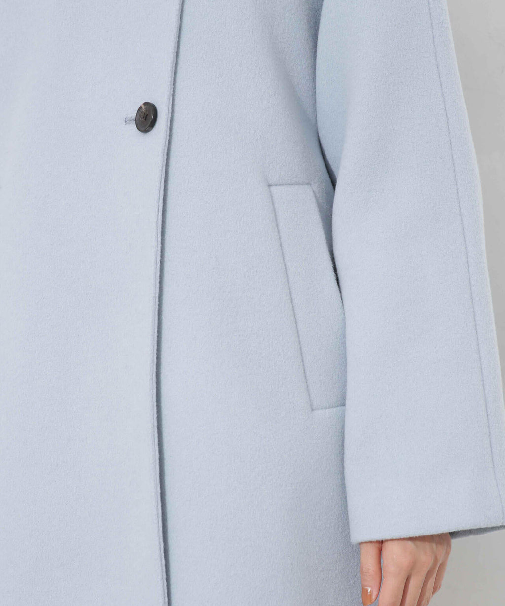 スタンドカラーコート