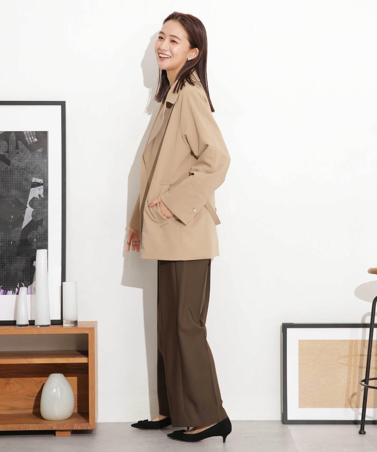 ベルテッドドビーミドルコート