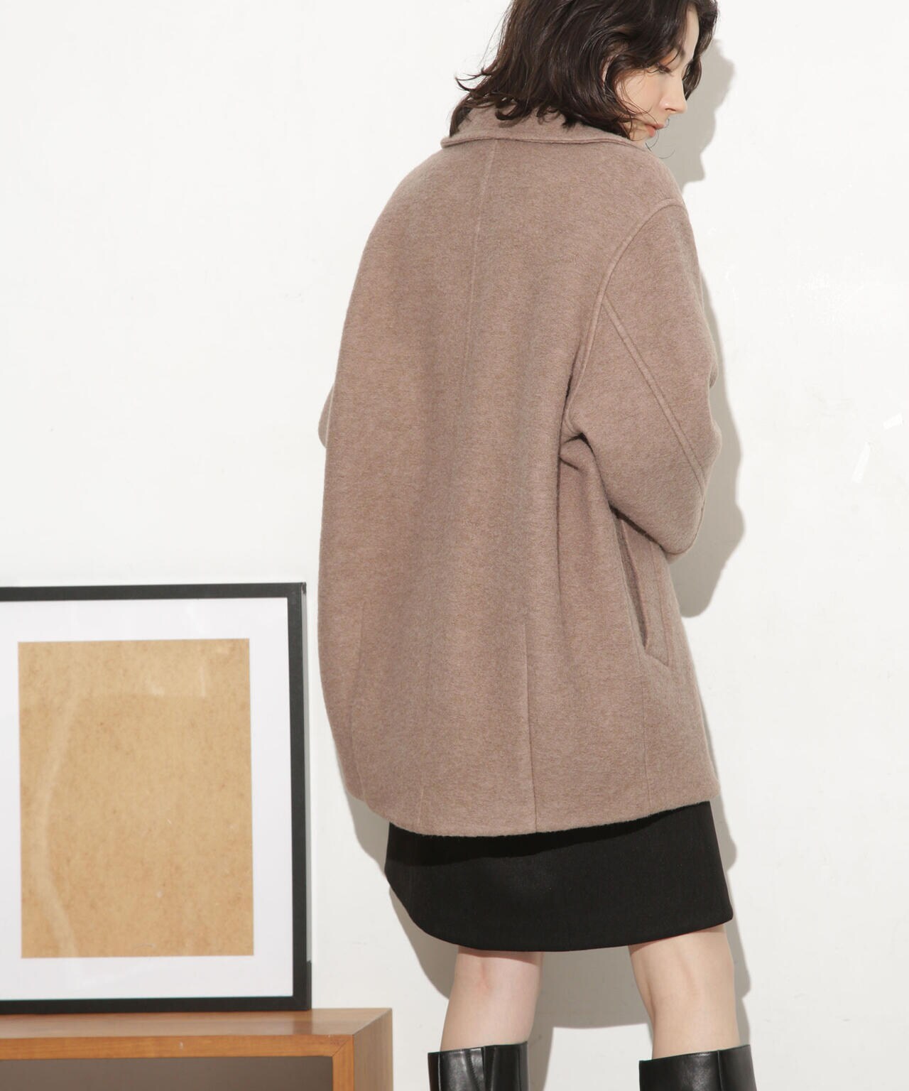 スライバーミドル丈コート