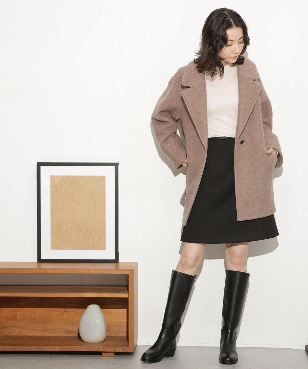 スライバーミドル丈コート