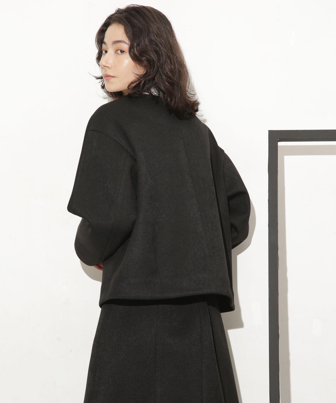 ボンディングノーカラーコート(セットアップ可)