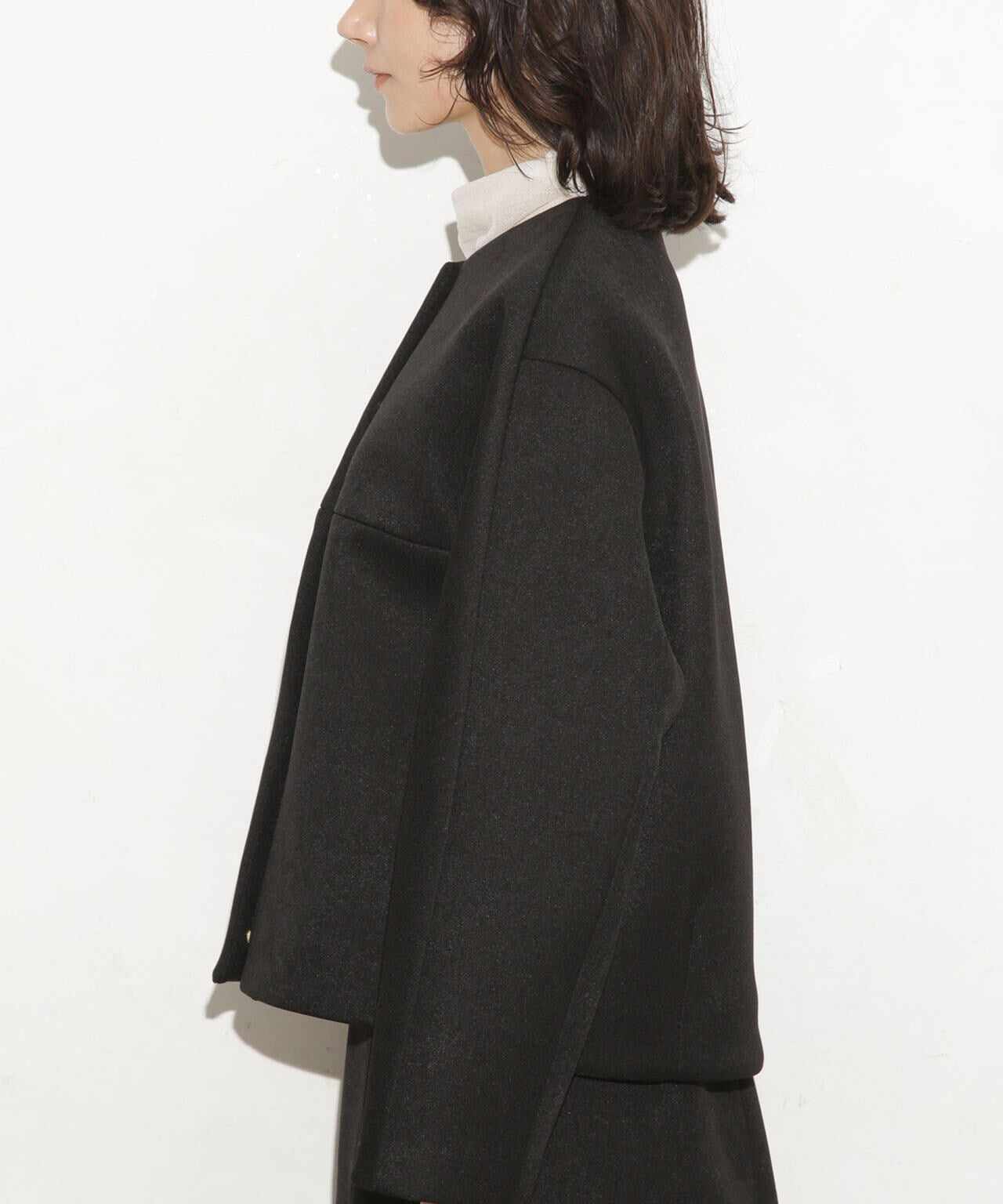 ボンディングノーカラーコート(セットアップ可)