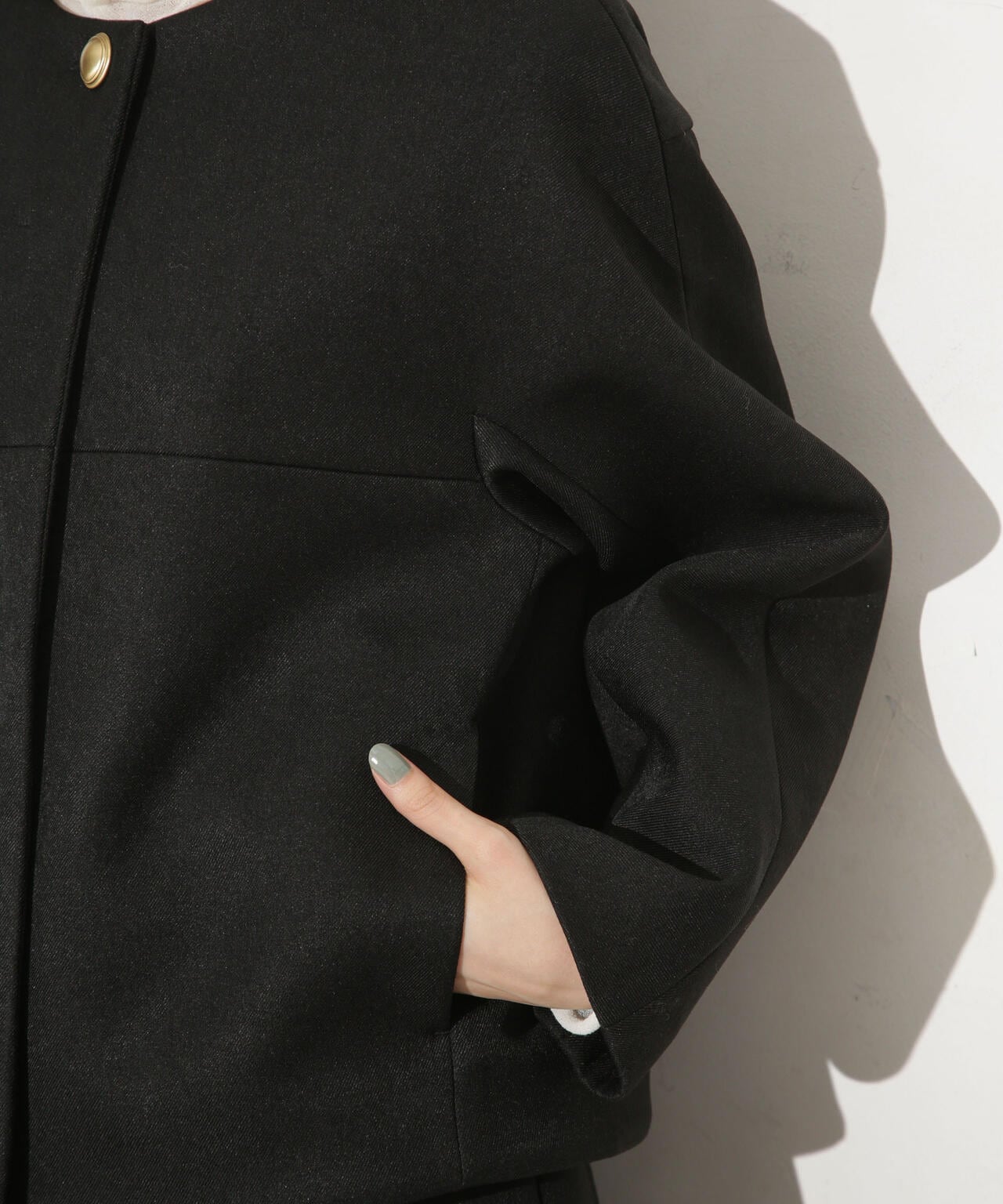 ボンディングノーカラーコート(セットアップ可)