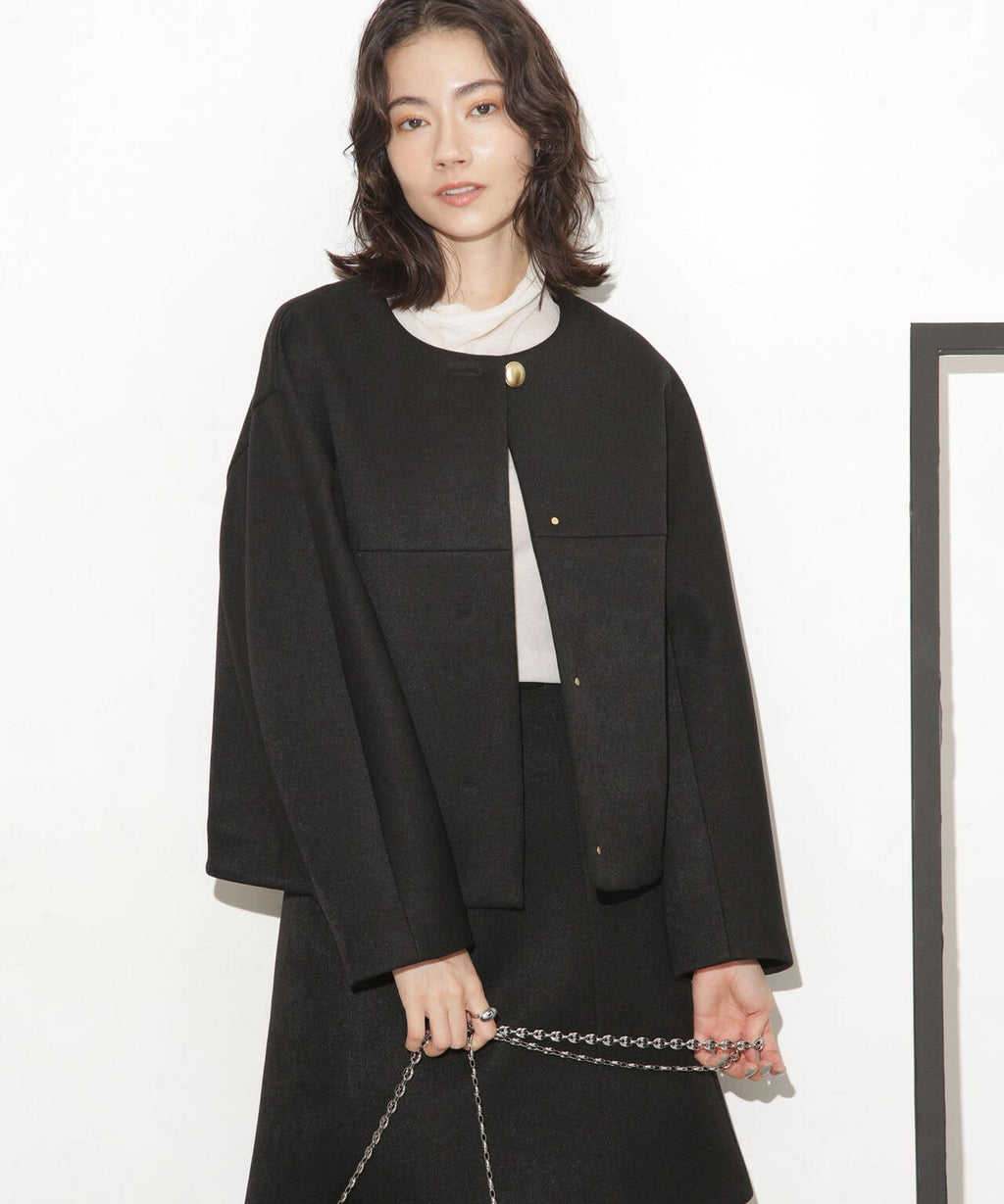 ボンディングノーカラーコート(セットアップ可)