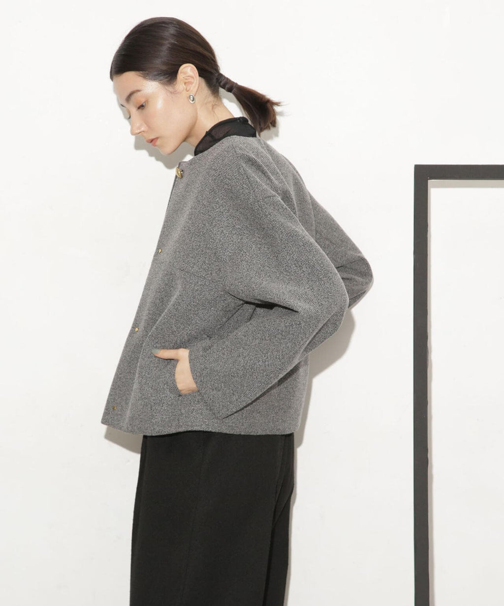 ボンディングノーカラーコート(セットアップ可)