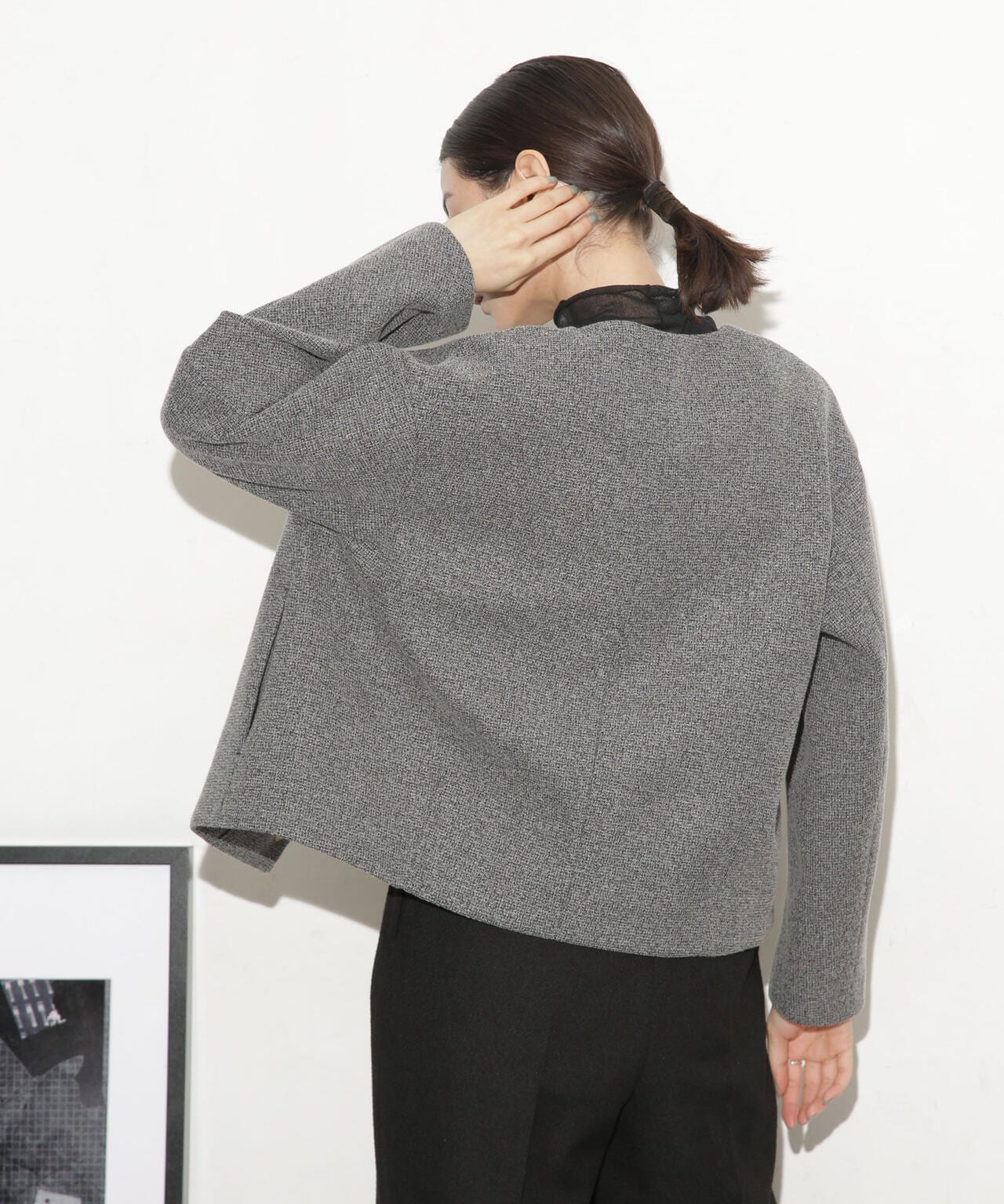 ボンディングノーカラーコート(セットアップ可)