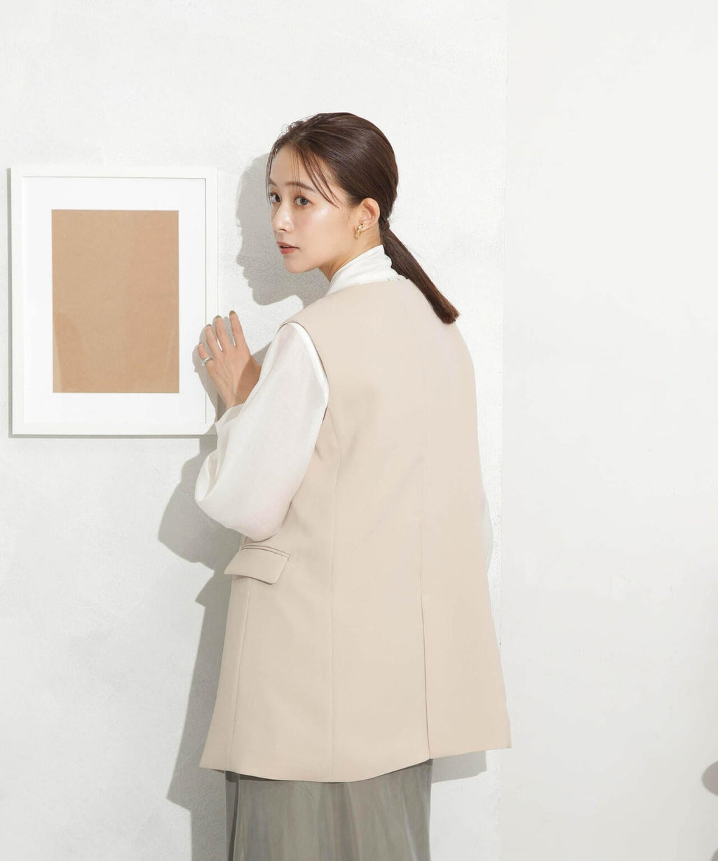 イージーケア ダブルクロスジレ(セットアップ可)