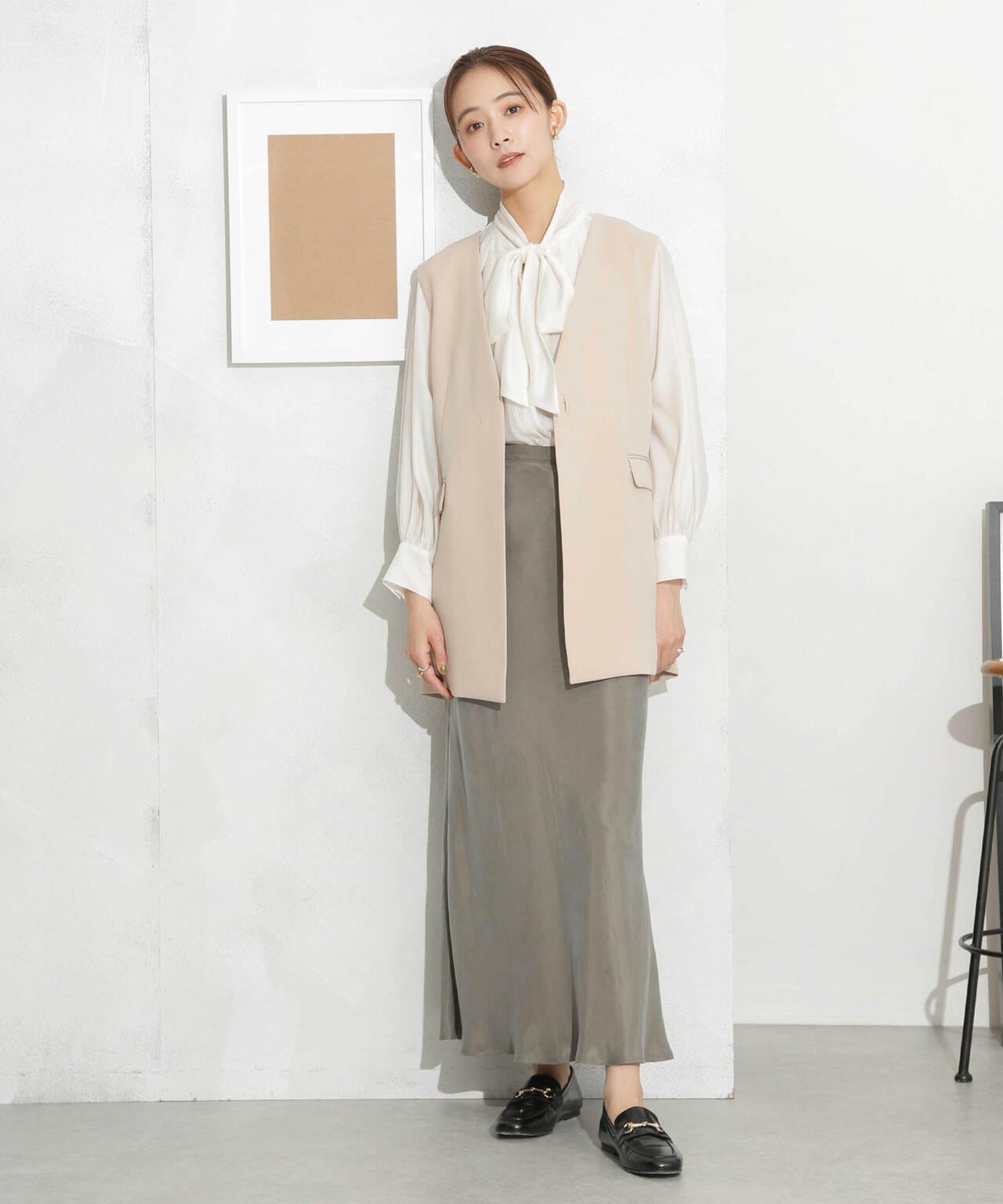 イージーケア ダブルクロスジレ(セットアップ可)