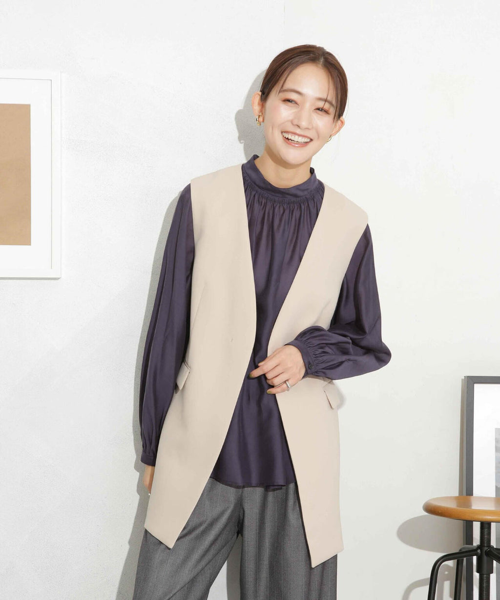 イージーケア ダブルクロスジレ(セットアップ可)