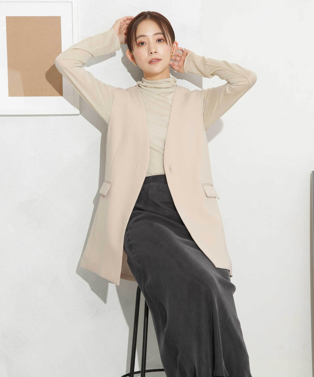 イージーケア ダブルクロスジレ(セットアップ可)