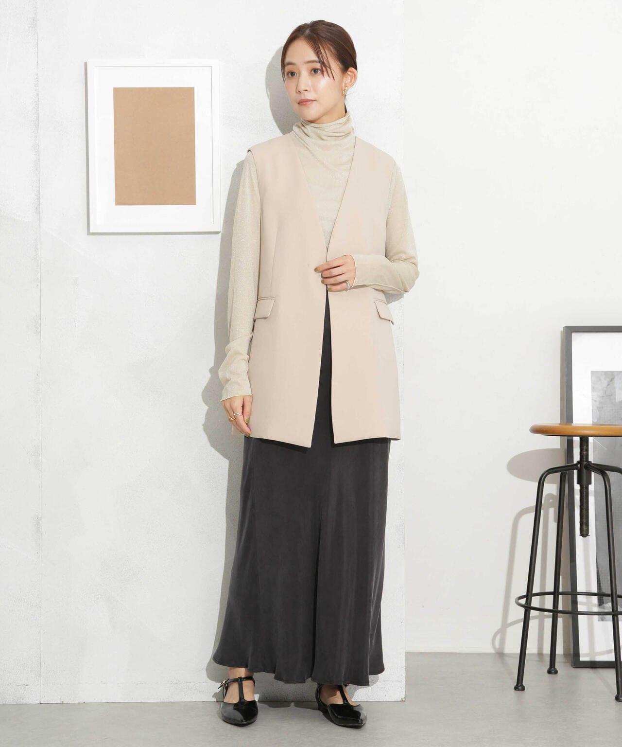 イージーケア ダブルクロスジレ(セットアップ可)