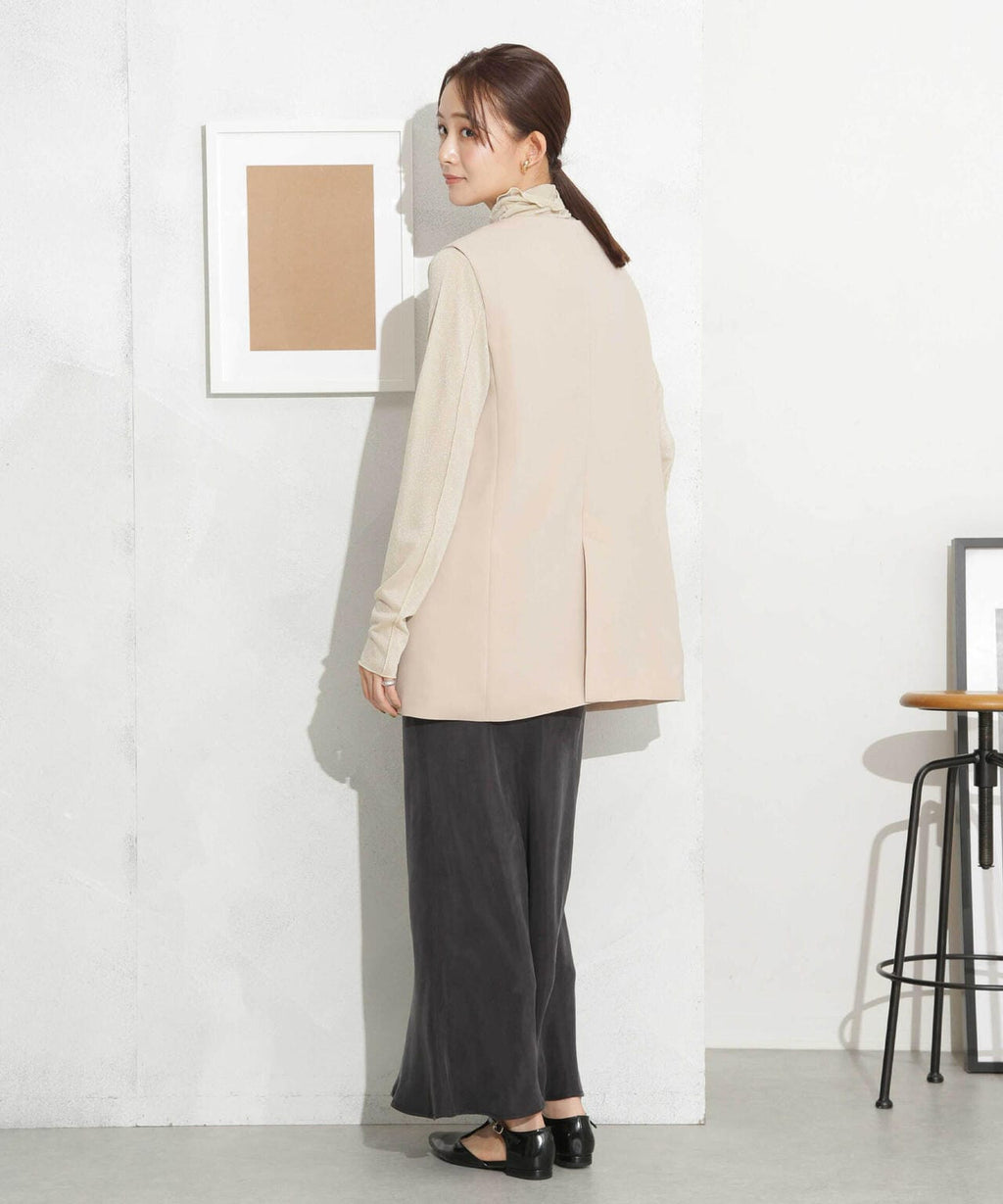 イージーケア ダブルクロスジレ(セットアップ可)