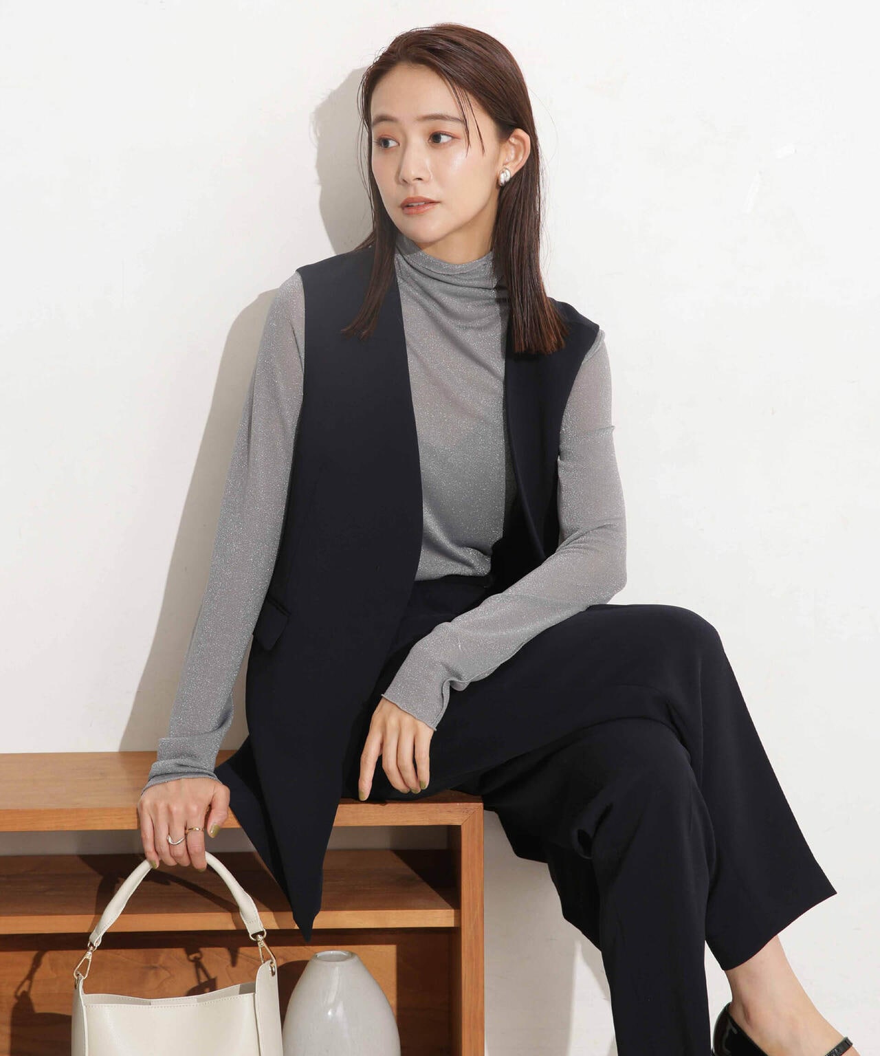 イージーケア ダブルクロスジレ(セットアップ可)