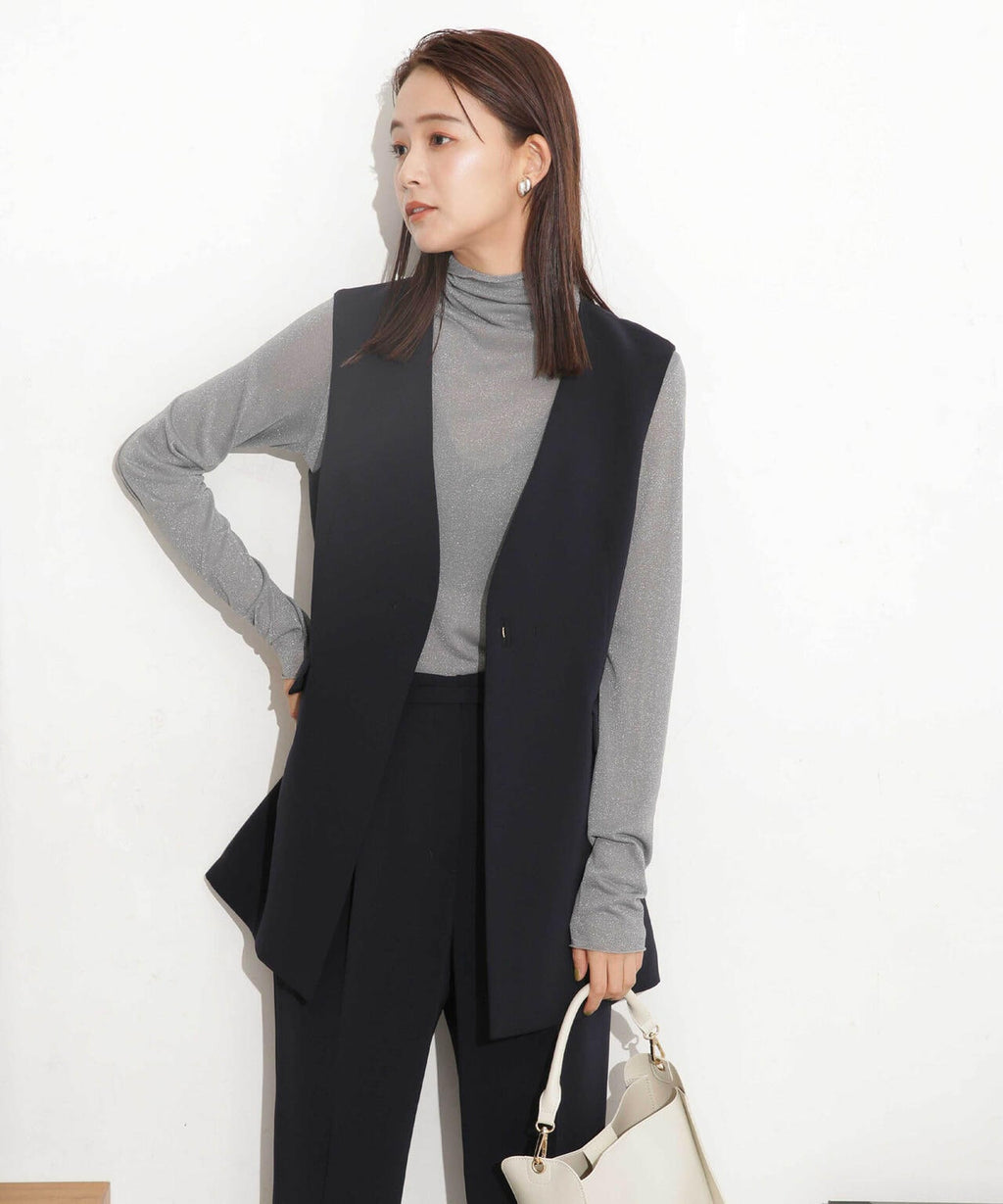 イージーケア ダブルクロスジレ(セットアップ可)