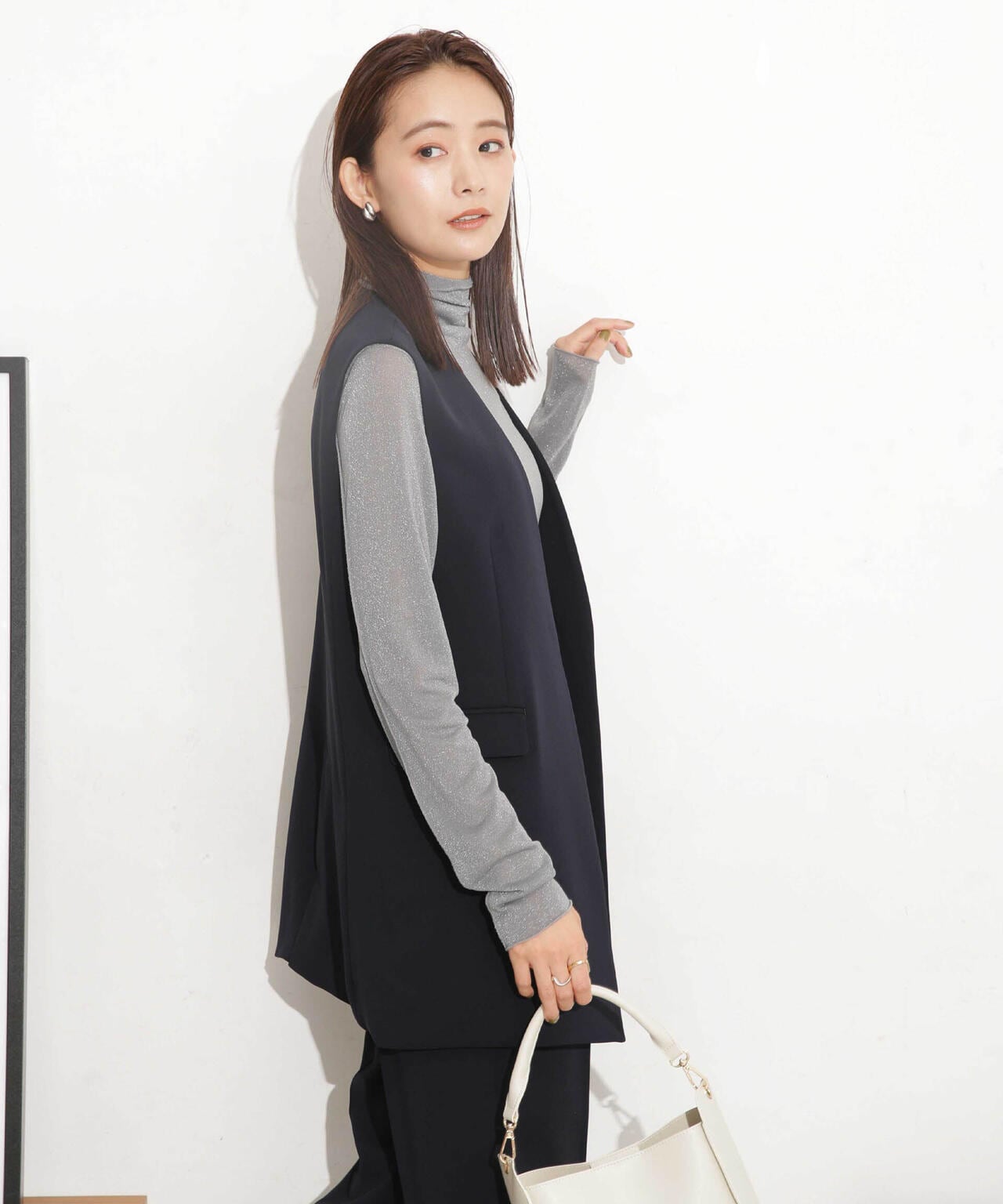 イージーケア ダブルクロスジレ(セットアップ可)