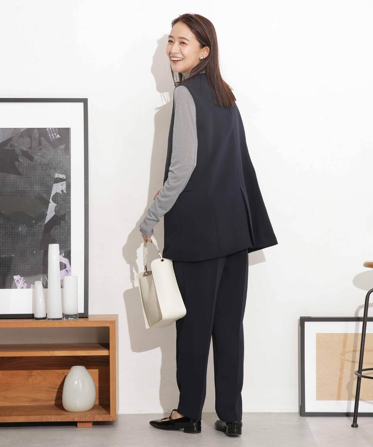 イージーケア ダブルクロスジレ(セットアップ可)