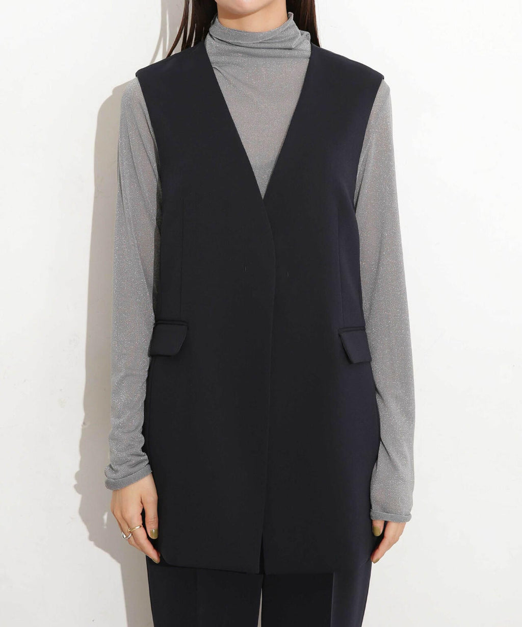 イージーケア ダブルクロスジレ(セットアップ可)