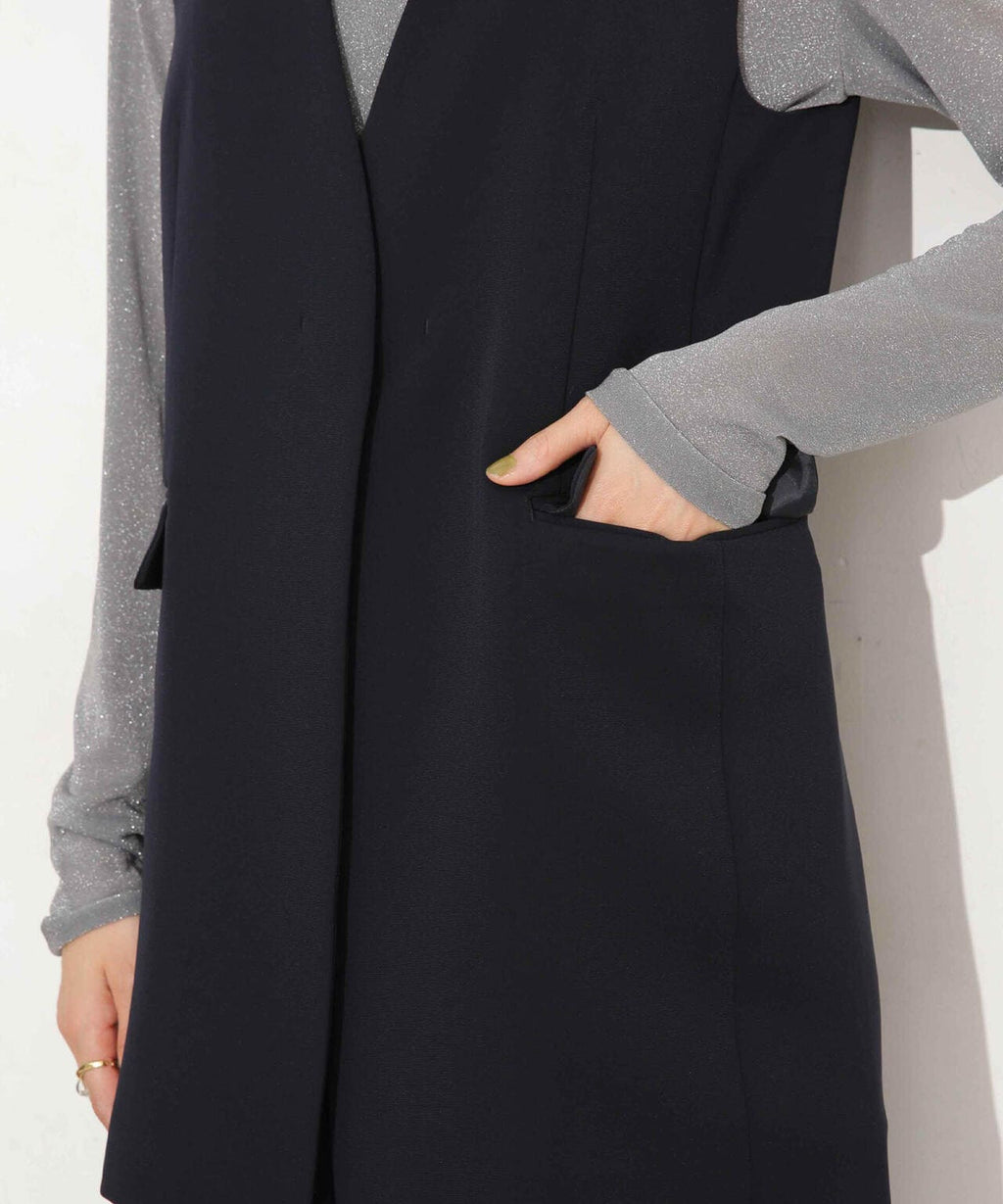 イージーケア ダブルクロスジレ(セットアップ可)