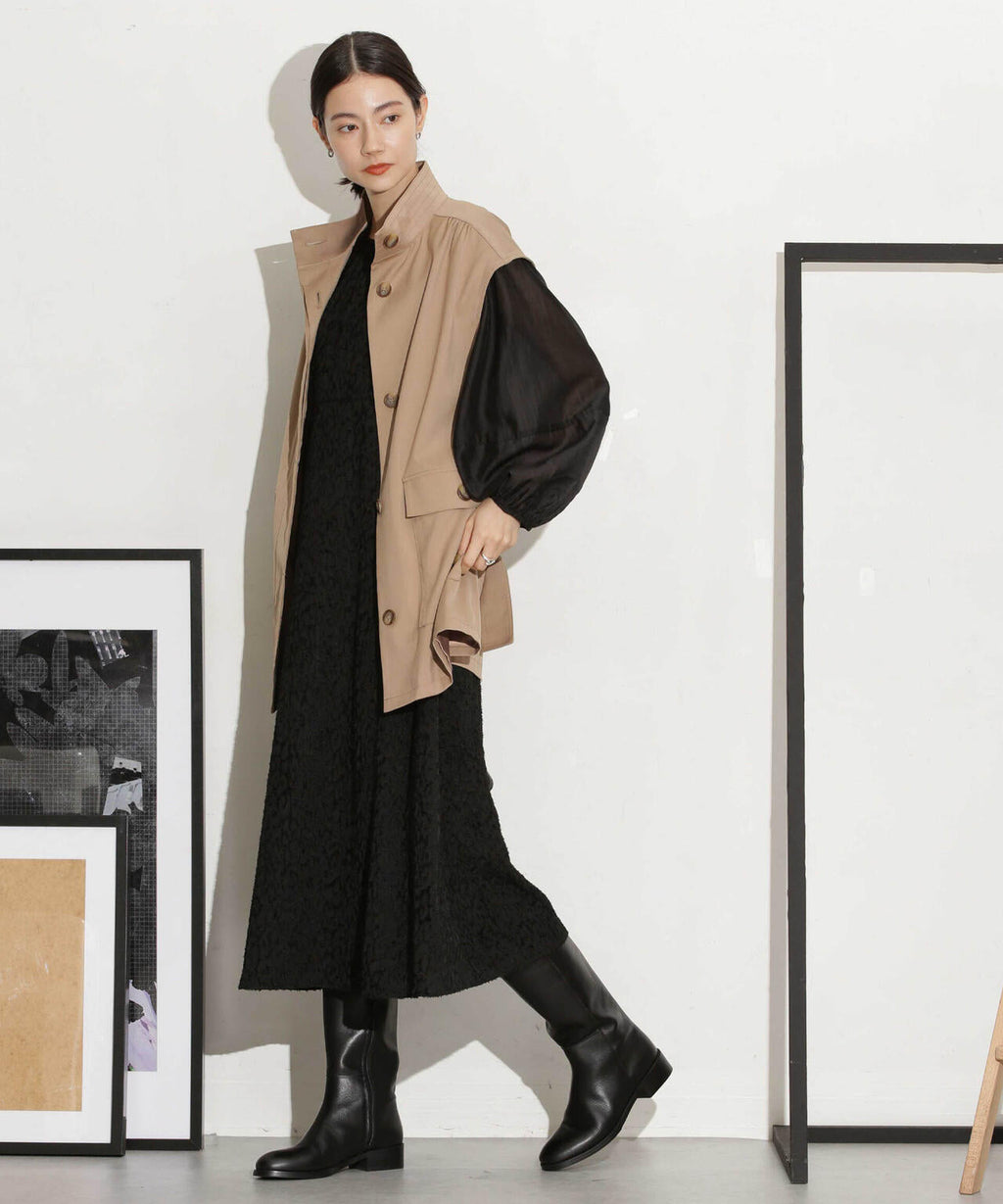 ベルト付きスタンドベスト