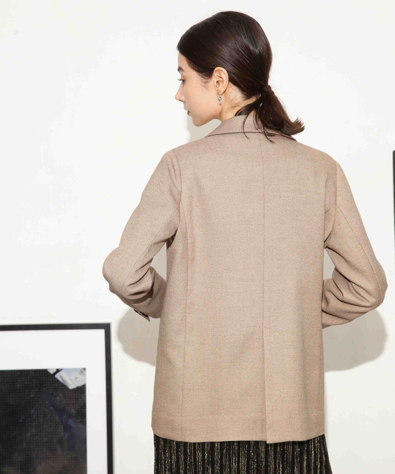 ツイードダブルジャケット(セットアップ可)