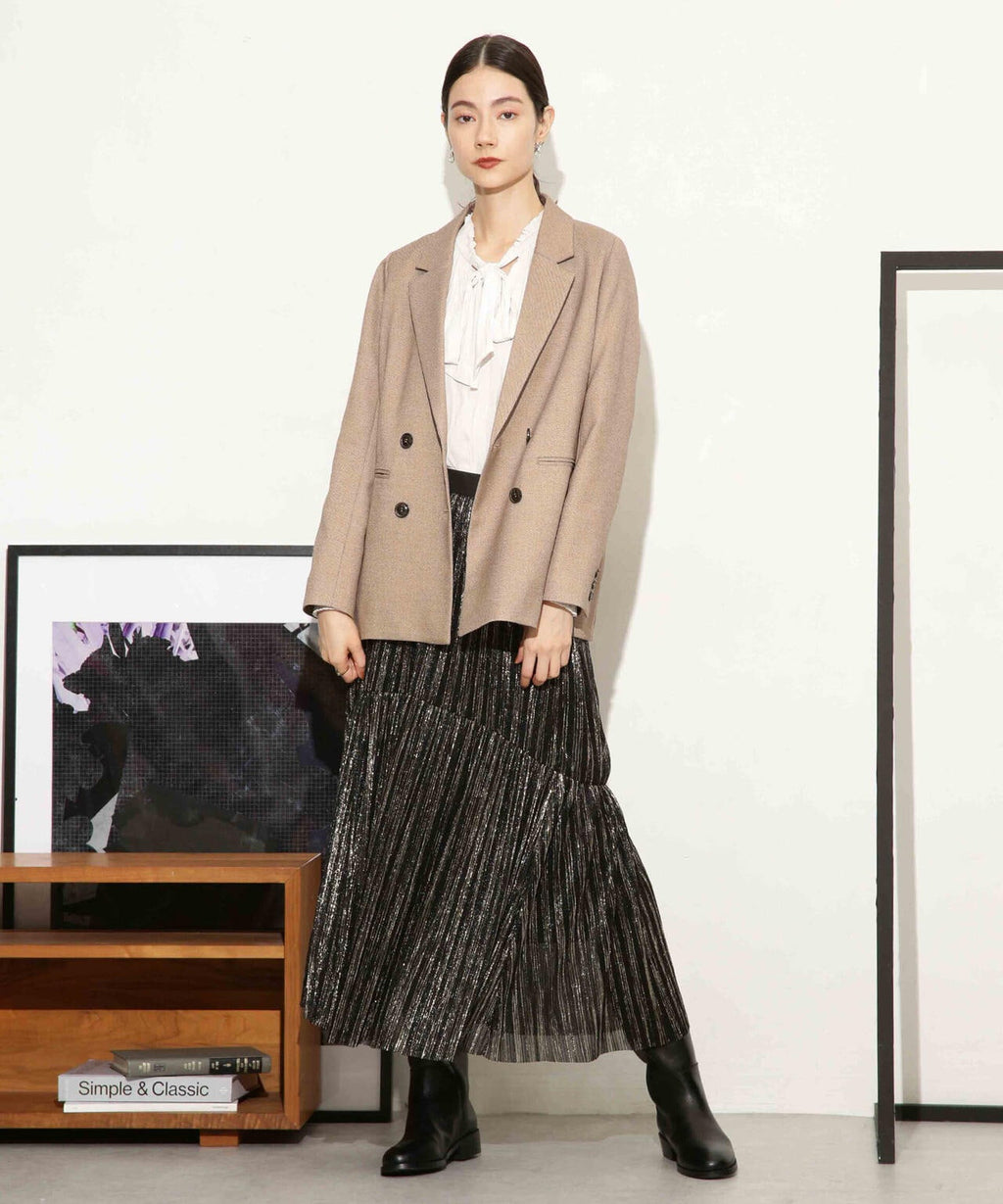 ツイードダブルジャケット(セットアップ可)