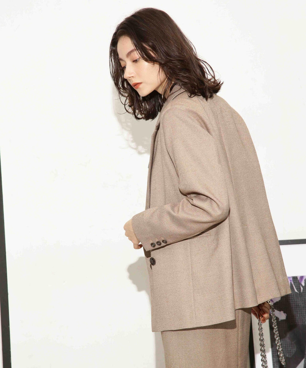 ツイードダブルジャケット(セットアップ可)