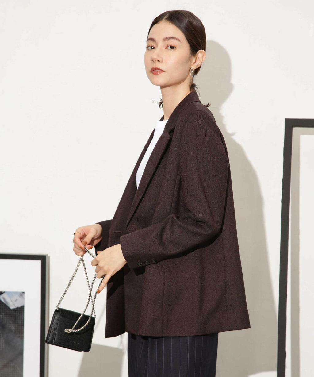 ツイードダブルジャケット(セットアップ可)