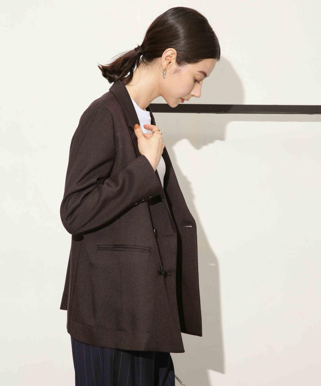 ツイードダブルジャケット(セットアップ可)