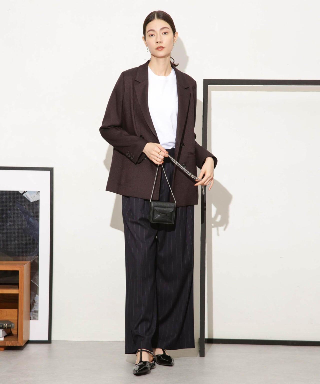 ツイードダブルジャケット(セットアップ可)