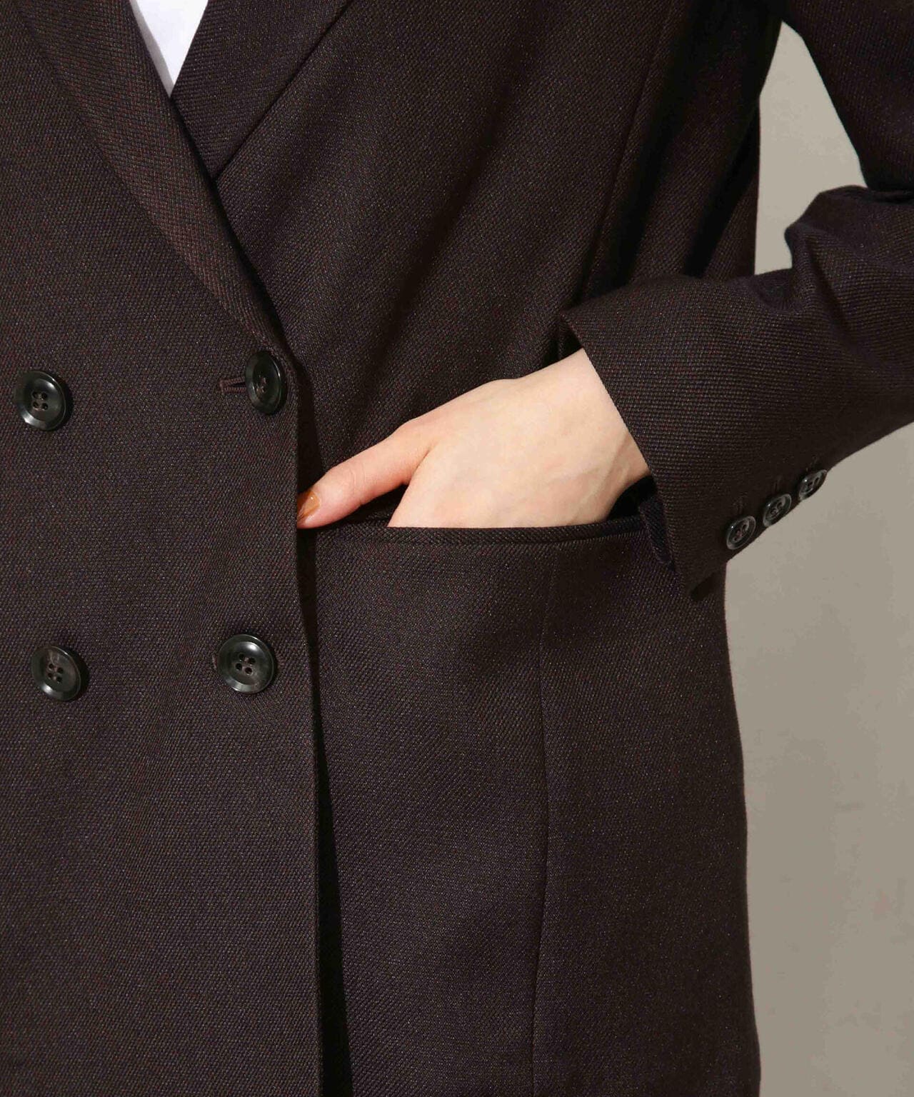 ツイードダブルジャケット(セットアップ可)