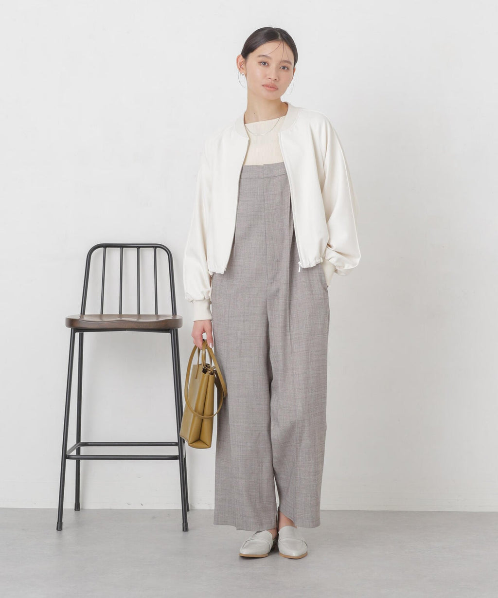 ダブルクロスリブブルゾン