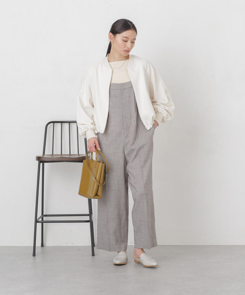 ダブルクロスリブブルゾン