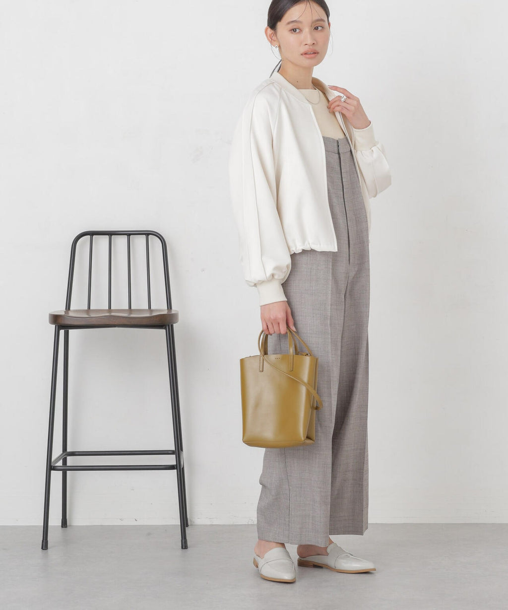 ダブルクロスリブブルゾン