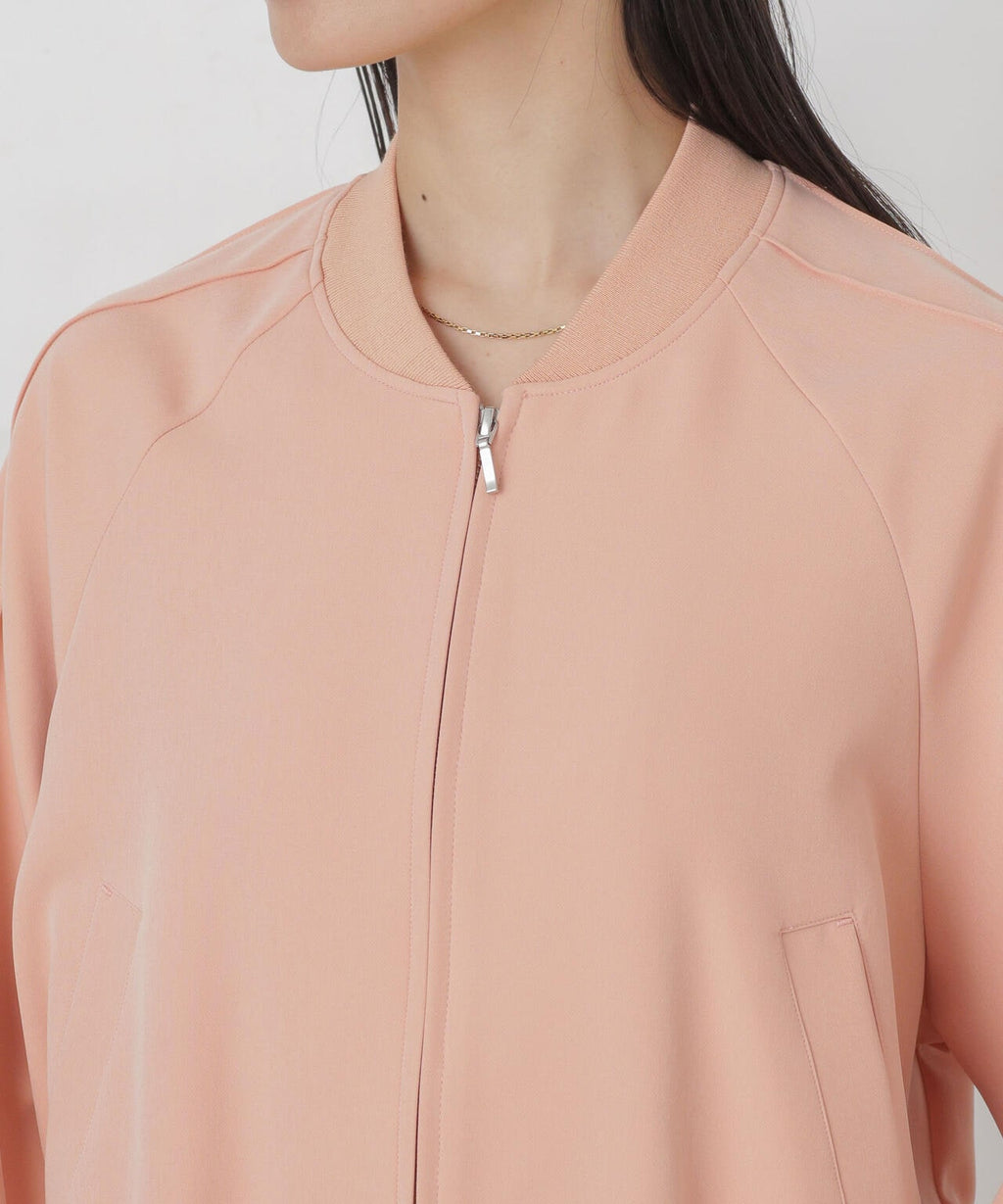 ダブルクロスリブブルゾン