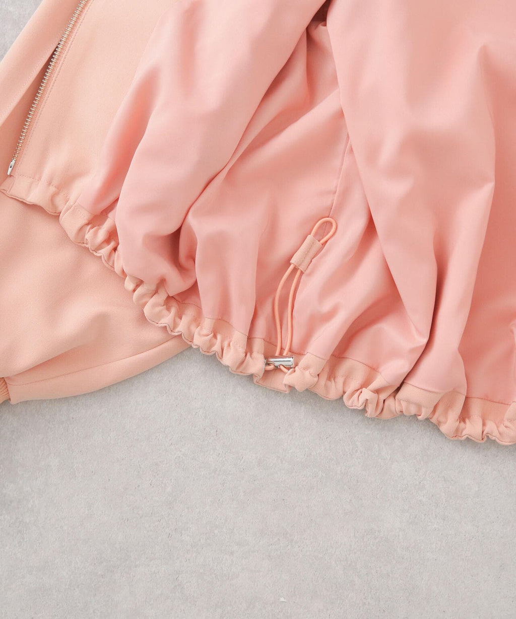 ダブルクロスリブブルゾン