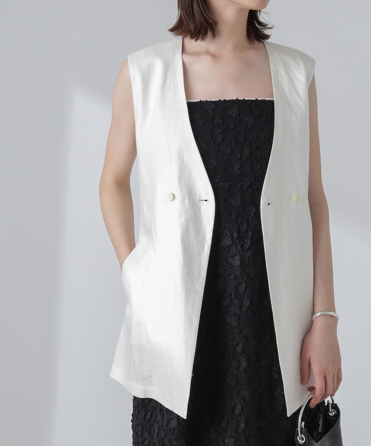 ベルト付リネンジレ(セットアップ可)