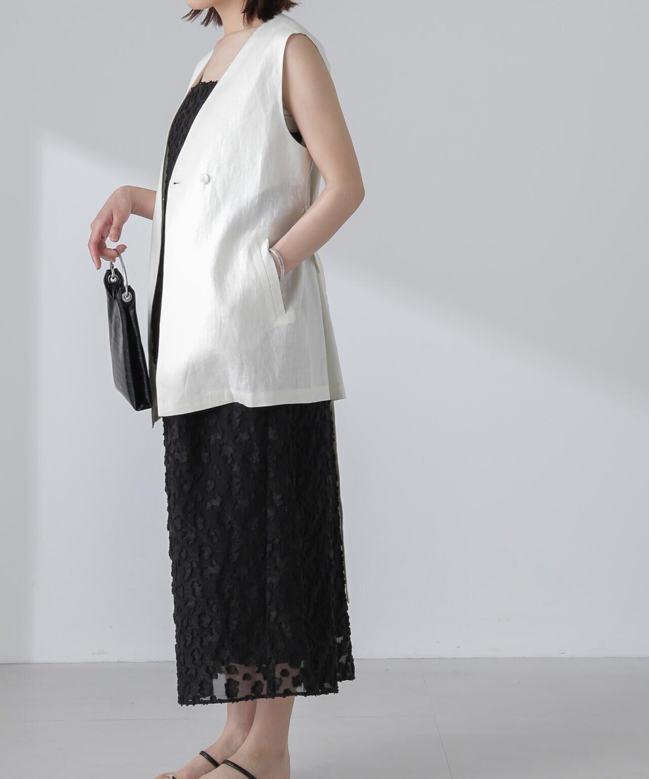 ベルト付リネンジレ(セットアップ可)