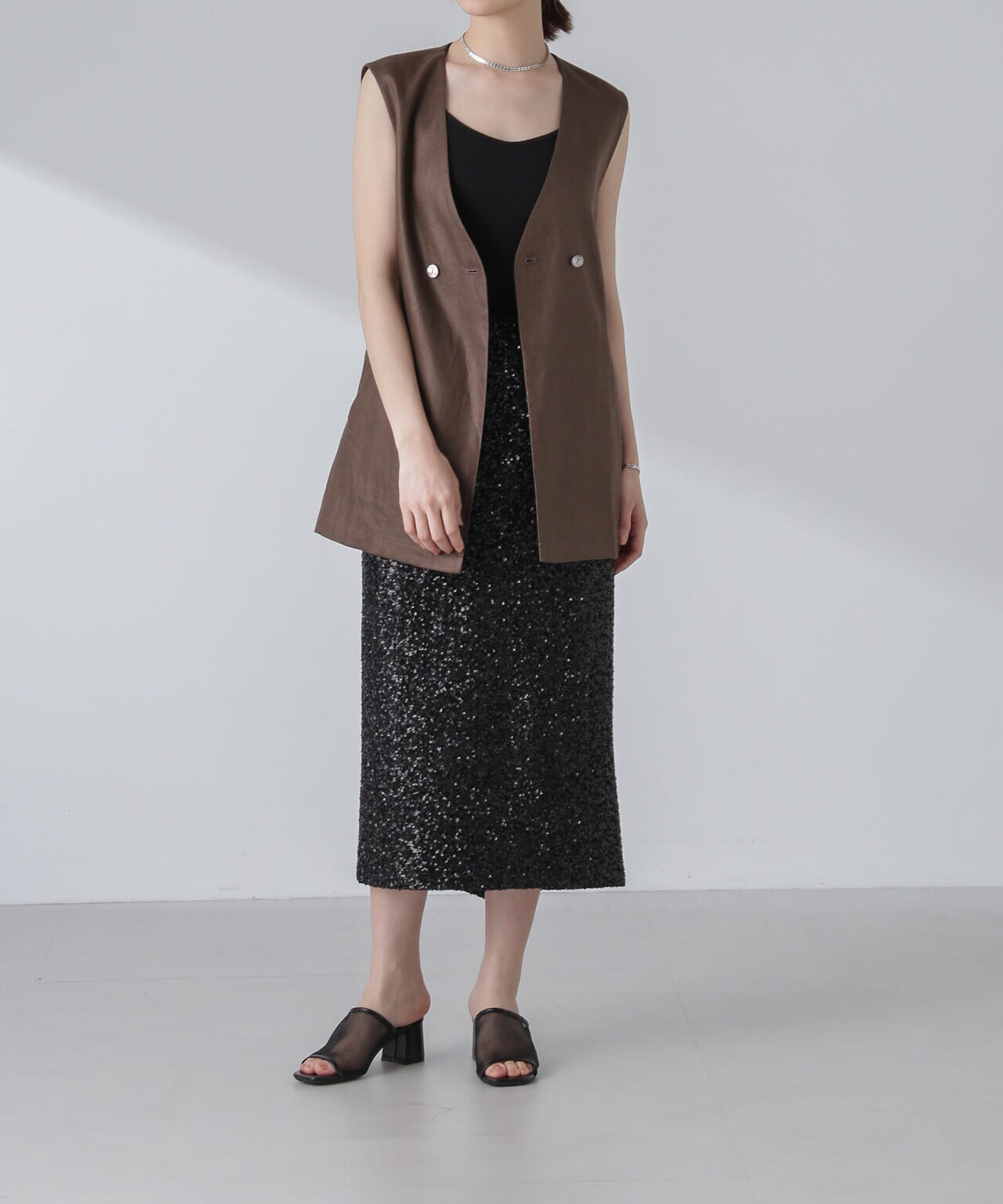 ベルト付リネンジレ(セットアップ可)