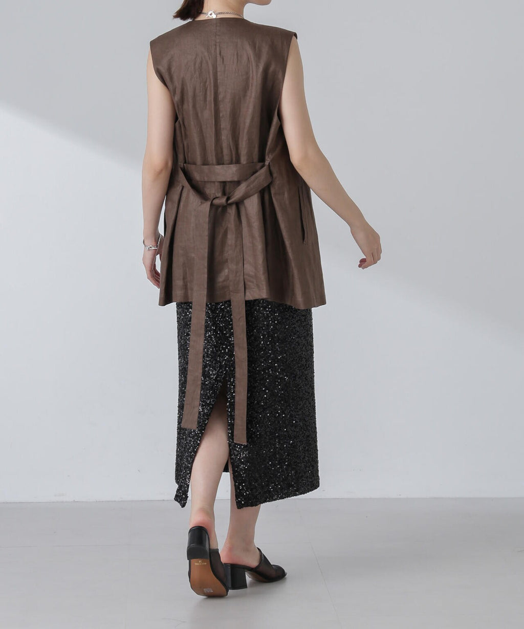 ベルト付リネンジレ(セットアップ可)