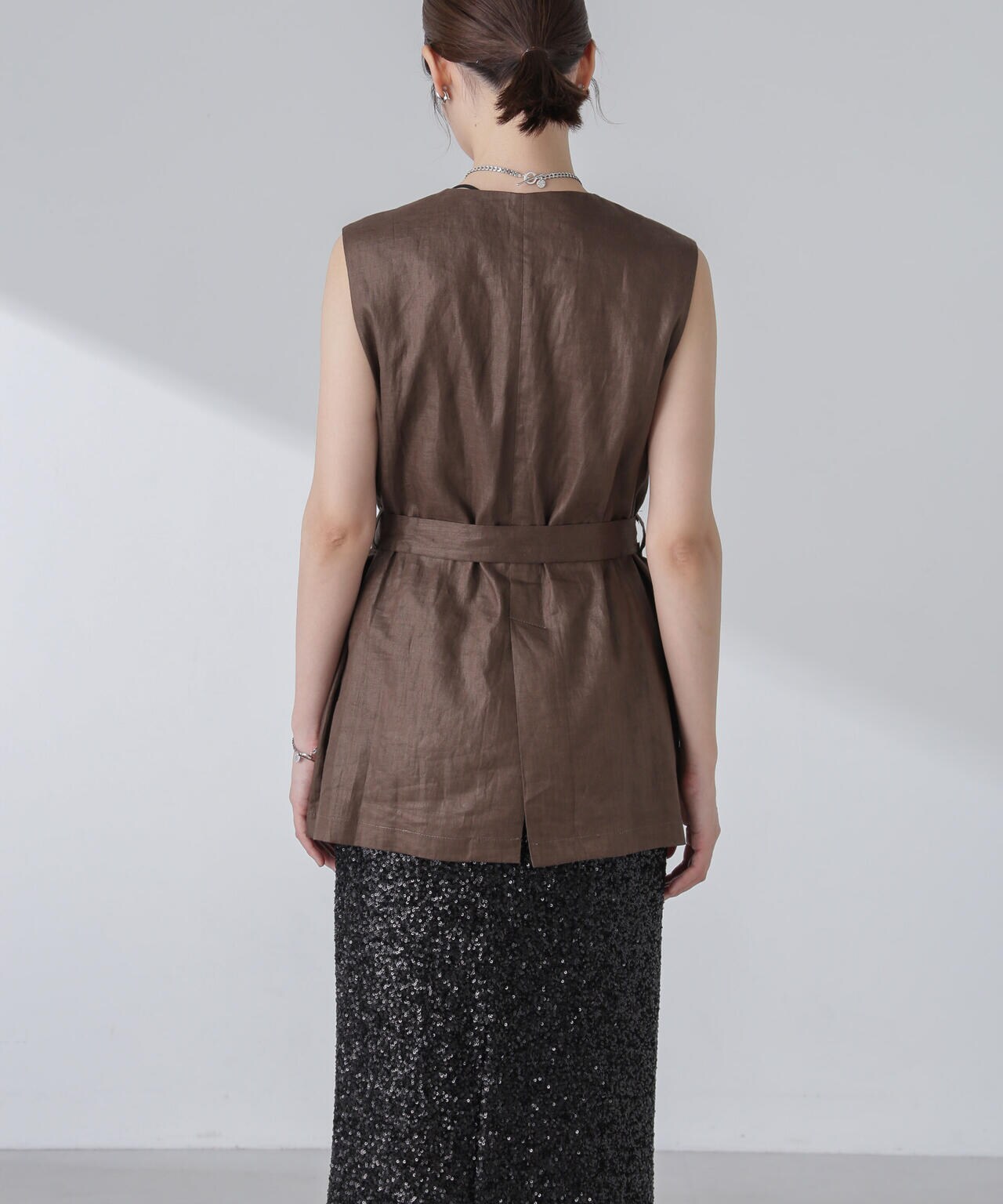 ベルト付リネンジレ(セットアップ可)