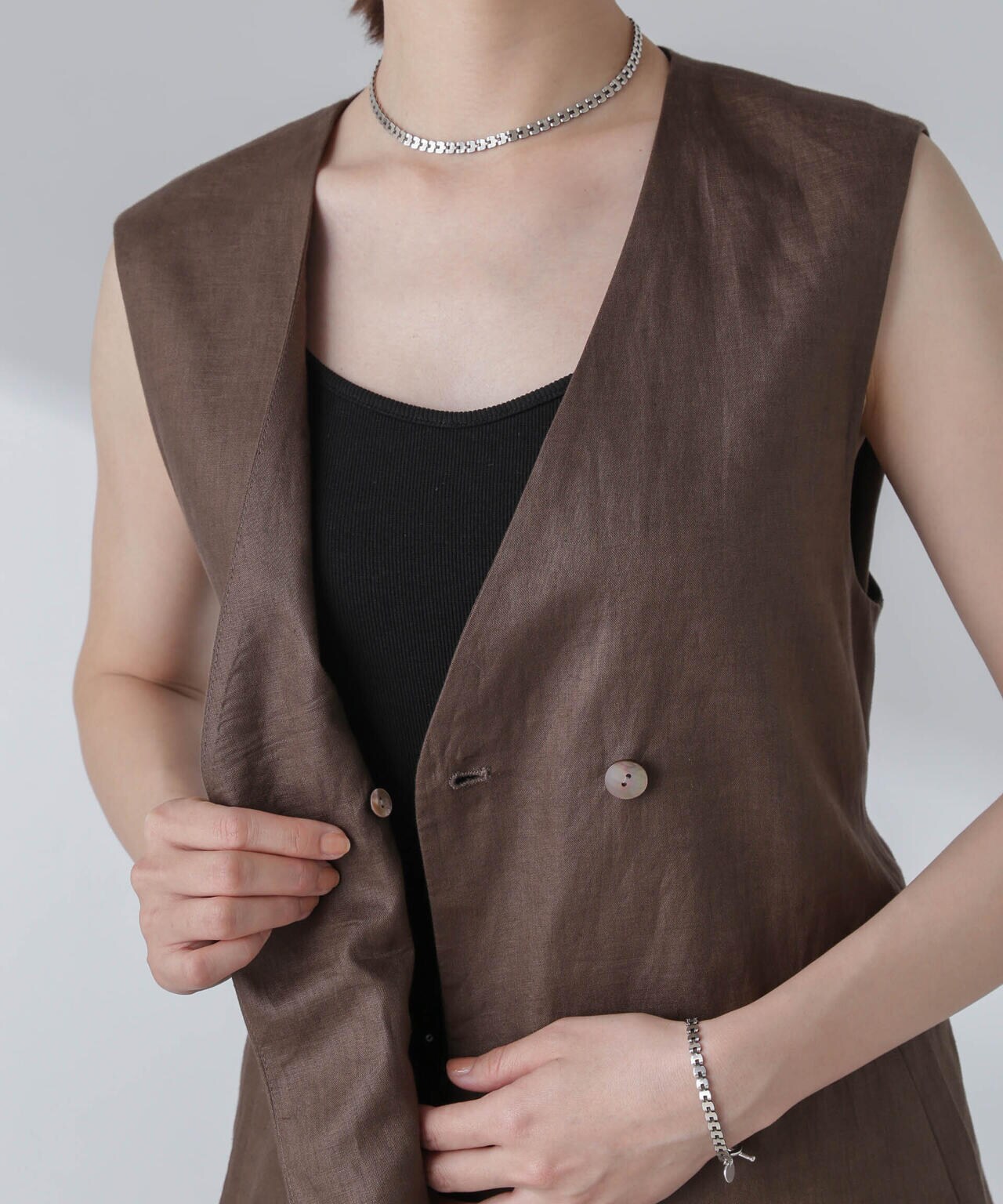 ベルト付リネンジレ(セットアップ可)